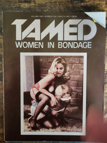 Tamed Women In Bondage Magazine Vol 1 No 5.. Vintage US Bondage Magazine